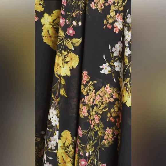 Tahari Faux Floral Dress Size 4 - Picture 3 of 11